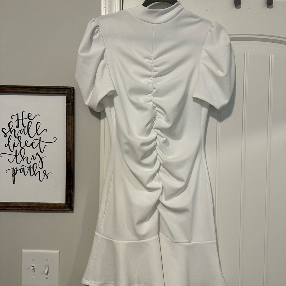 Boohoo fitted dress! Perfect for brides to be!